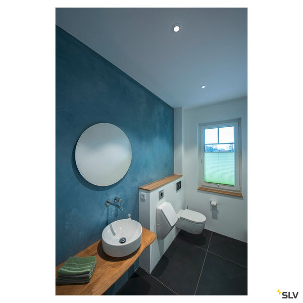SLV NEW TRIA® 68, recessed ceiling light, 1800-3000K, 60°, IP 20, round, white 1007425
