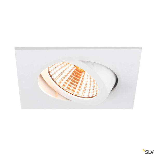 SLV NEW TRIA® 68, recessed ceiling light, 1800-3000K, 38°, IP 20, square, white 1007427
