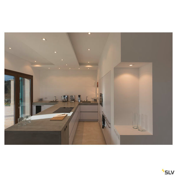 SLV NEW TRIA® 68, recessed ceiling light, 1800-3000K, 38°, IP 20, square, white 1007427