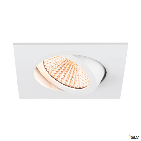SLV NEW TRIA® 68, recessed ceiling light, 1800-3000K, 60°, IP 20, square, white 1007429