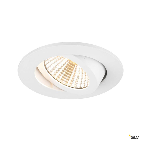 SLV NEW TRIA® UNIVERSAL 68, recessed ceiling light, 2500/3000/4000K, 38°, IP 20, round, white 1007433