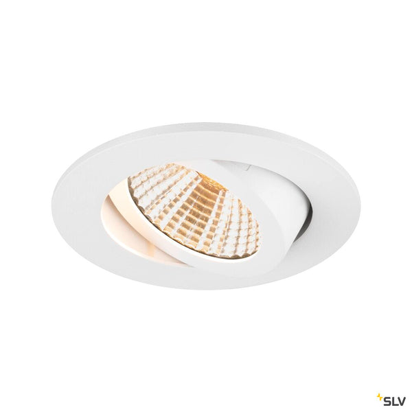 SLV NEW TRIA® UNIVERSAL 68, recessed ceiling light, 2500/3000/4000K, 38°, IP 20, round, white 1007433