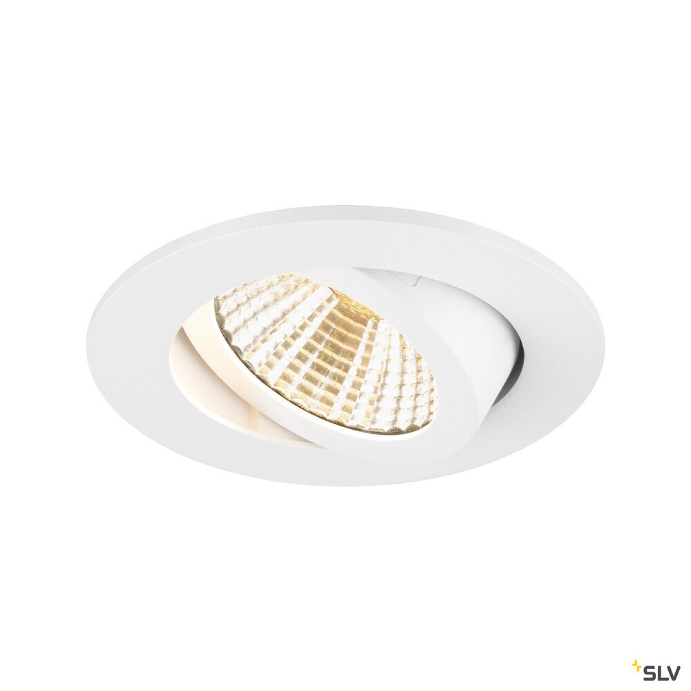 SLV NEW TRIA® UNIVERSAL 68, recessed ceiling light, 2500/3000/4000K, 38°, IP 20, round, white 1007433