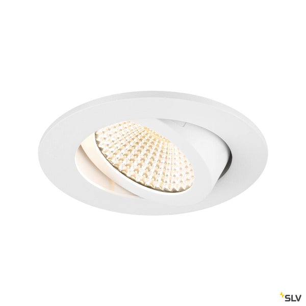 SLV NEW TRIA® UNIVERSAL 68, recessed ceiling light, 2500/3000/4000K, 60°, IP 20, round, white 1007435