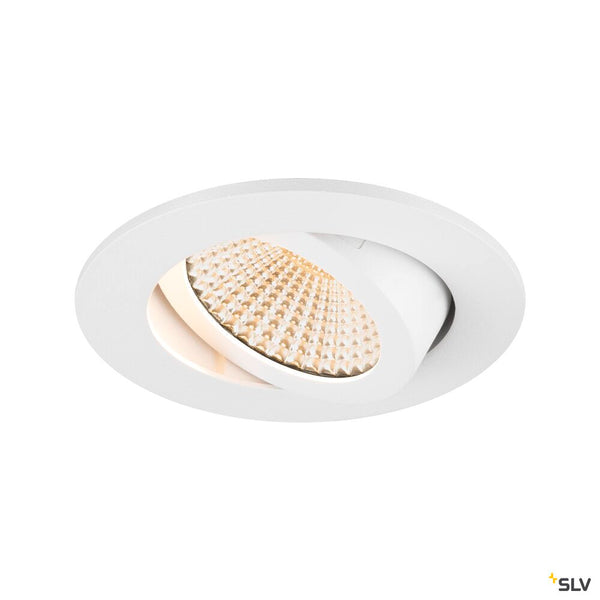 SLV NEW TRIA® UNIVERSAL 68, recessed ceiling light, 2500/3000/4000K, 60°, IP 20, round, white 1007435