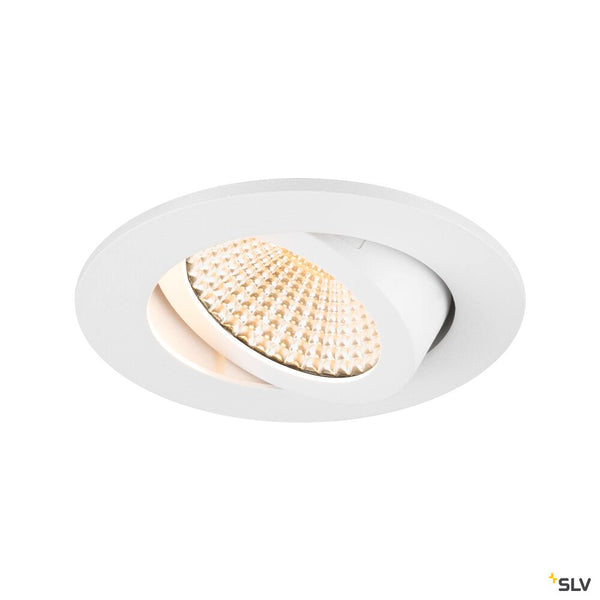 SLV NEW TRIA® UNIVERSAL 68, recessed ceiling light, 2500/3000/4000K, 60°, IP 20, round, white 1007435