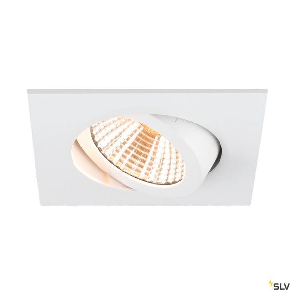 SLV NEW TRIA® UNIVERSAL 68, recessed ceiling light, 2500/3000/4000K, 38°, IP 20, square, white 1007437