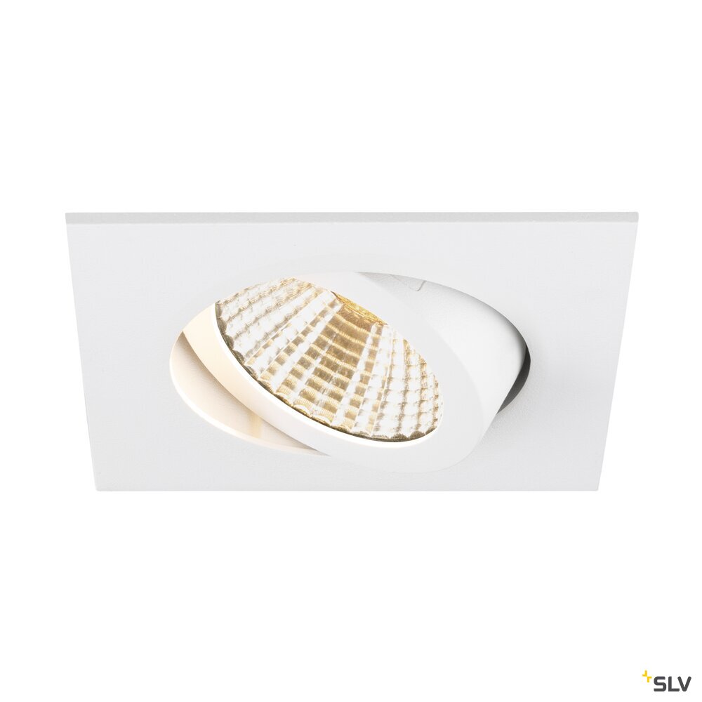 SLV NEW TRIA® UNIVERSAL 68, recessed ceiling light, 2500/3000/4000K, 38°, IP 20, square, white 1007437