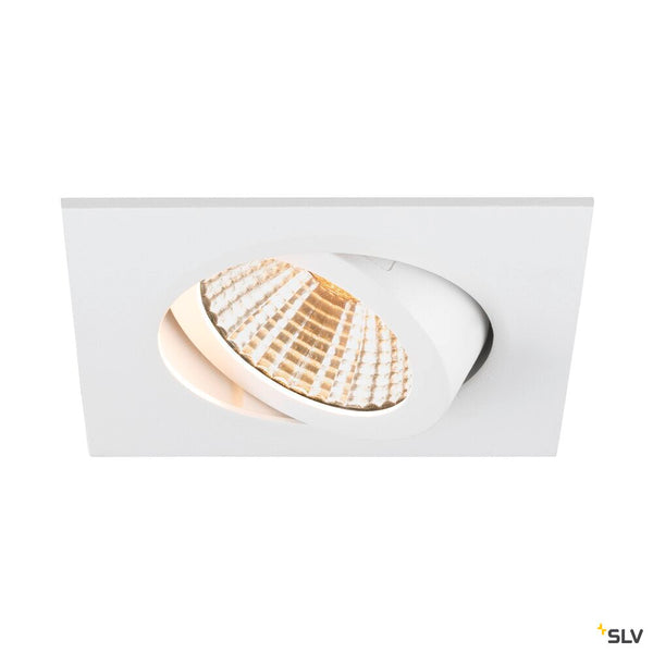 SLV NEW TRIA® UNIVERSAL 68, recessed ceiling light, 2500/3000/4000K, 38°, IP 20, square, white 1007437