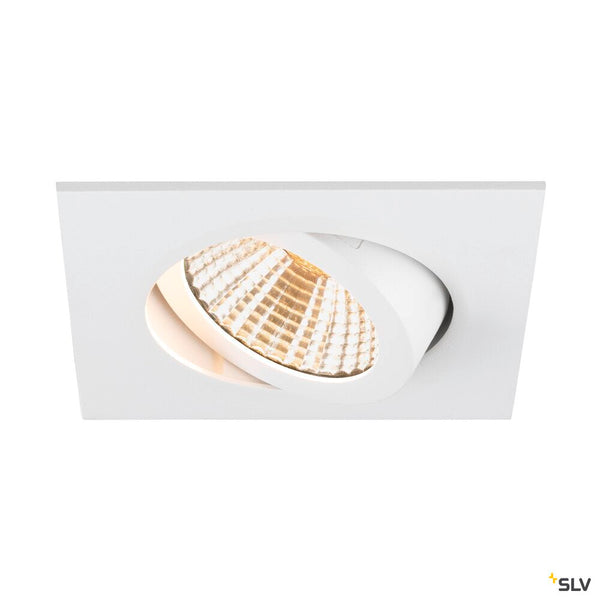 SLV NEW TRIA® UNIVERSAL 68, recessed ceiling light, 2500/3000/4000K, 38°, IP 20, square, white 1007437