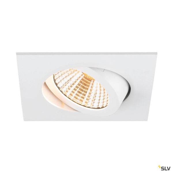 SLV NEW TRIA® UNIVERSAL 68, recessed ceiling light, 2500/3000/4000K, 38°, IP 20, square, white 1007437
