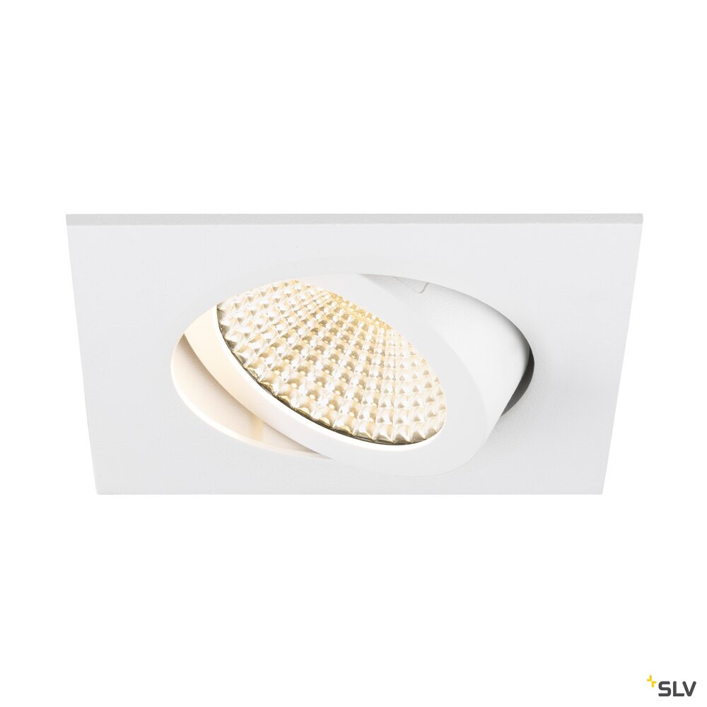 SLV NEW TRIA® UNIVERSAL 68, recessed ceiling light, 2500/3000/4000K, 60°, IP 20, square, white 1007439