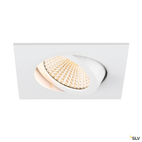 SLV NEW TRIA® UNIVERSAL 68, recessed ceiling light, 2500/3000/4000K, 60°, IP 20, square, white 1007439