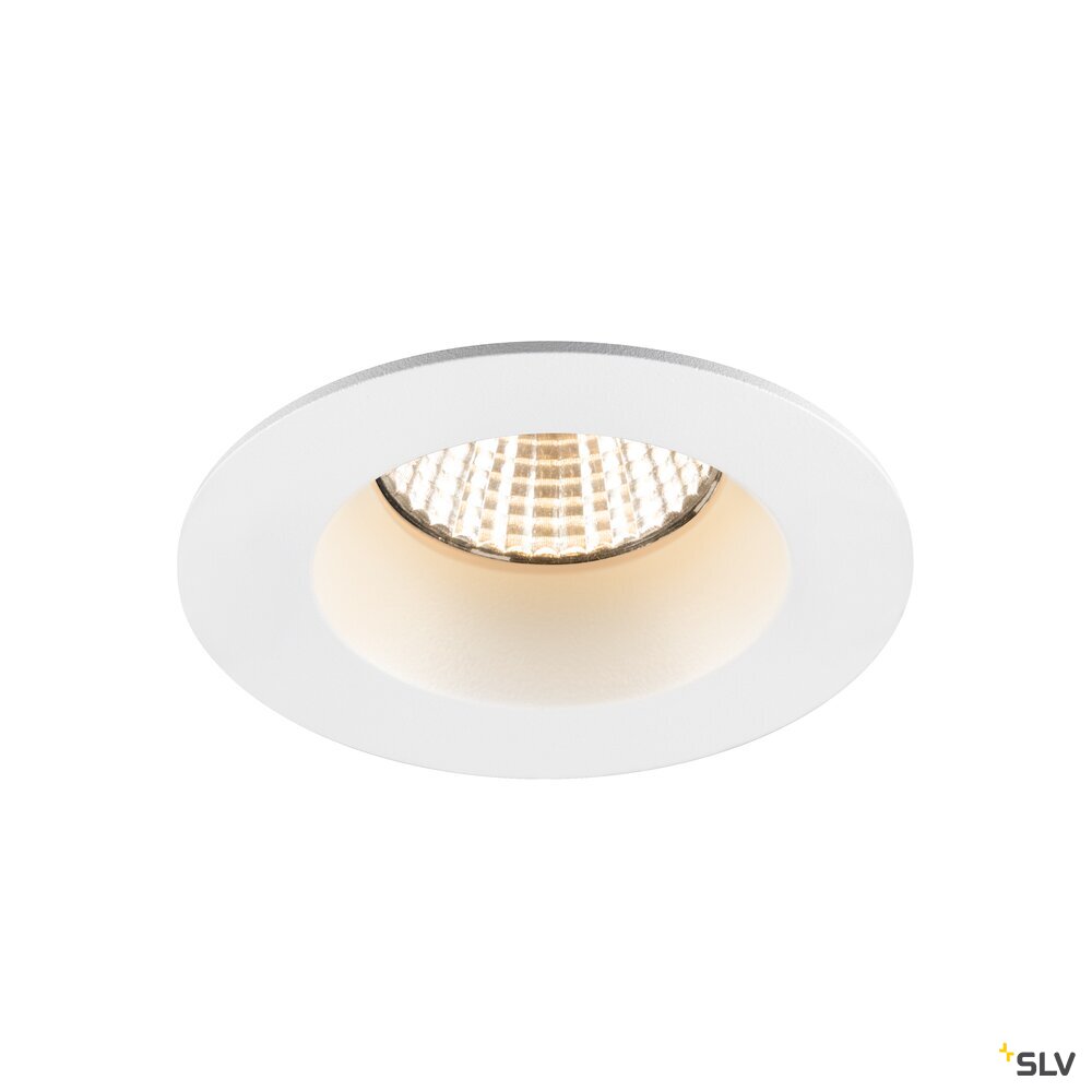 SLV NEW TRIA® UNIVERSAL 68, recessed ceiling light, 2500/3000/4000K, 38°, IP 20 / IP 65, round, white 1007441