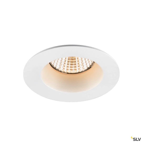 SLV NEW TRIA® UNIVERSAL 68, recessed ceiling light, 2500/3000/4000K, 38°, IP 20 / IP 65, round, white 1007441