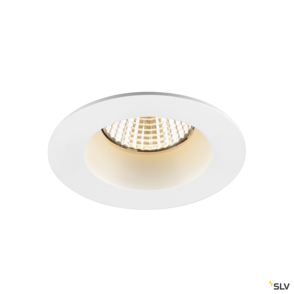 SLV NEW TRIA® UNIVERSAL 68, recessed ceiling light, 2500/3000/4000K, 38°, IP 20 / IP 65, round, white 1007441