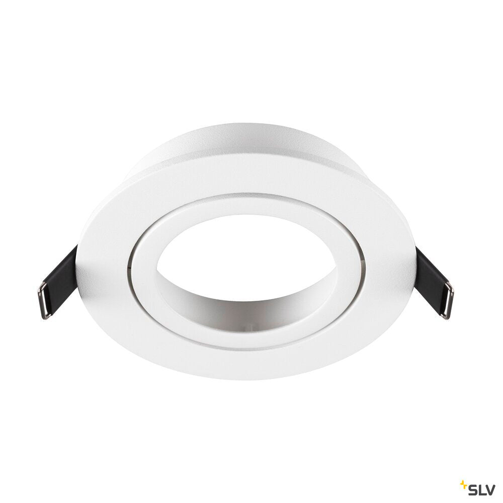 SLV NEW TRIA® 95, ceiling installation ring, D: 11 H: 2.6 cm, IP 20, white 1007443
