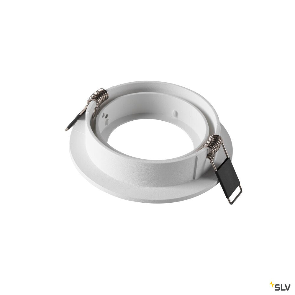 SLV NEW TRIA® 95, ceiling installation ring, D: 11 H: 2.6 cm, IP 20, white 1007443