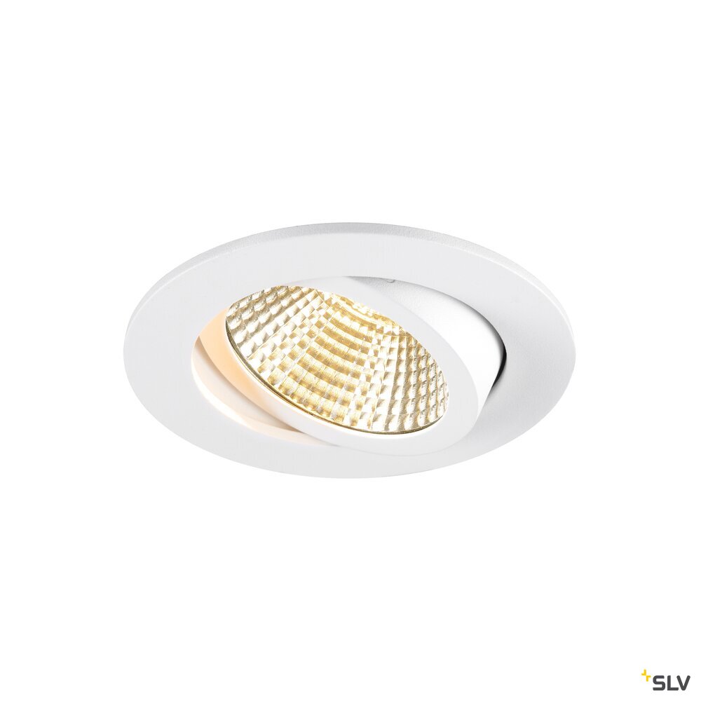 SLV NEW TRIA® 95, ceiling installation ring, D: 11 H: 2.6 cm, IP 20, white 1007443
