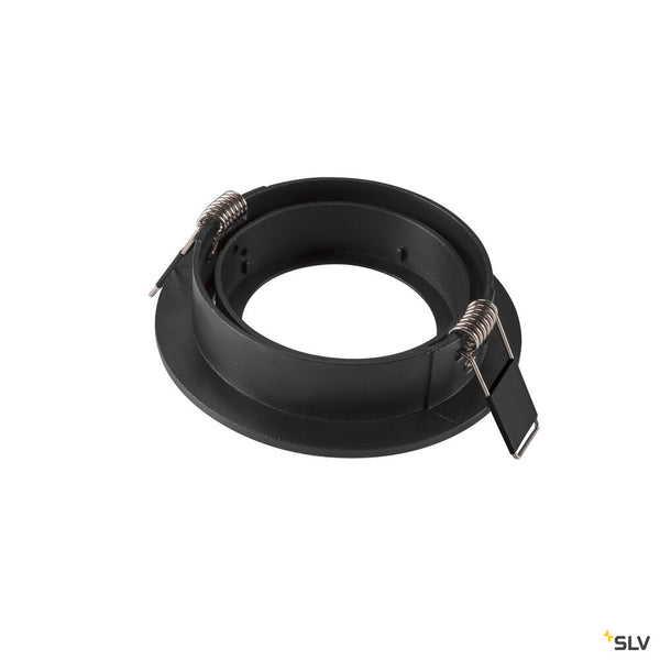 SLV NEW TRIA® 95, ceiling installation ring, D: 11 H: 2.6 cm, IP 20, black 1007444
