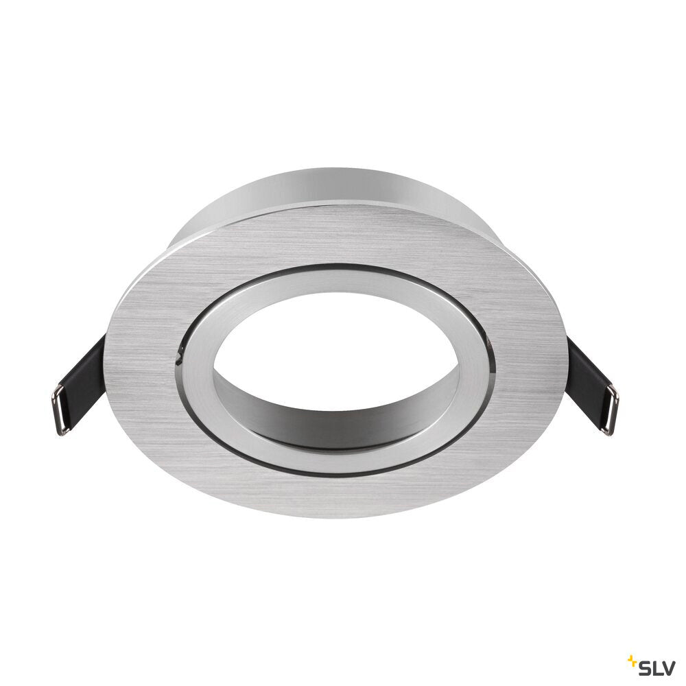 SLV NEW TRIA® 95, ceiling installation ring, D: 11 H: 2.6 cm, IP 20, aluminium 1007445