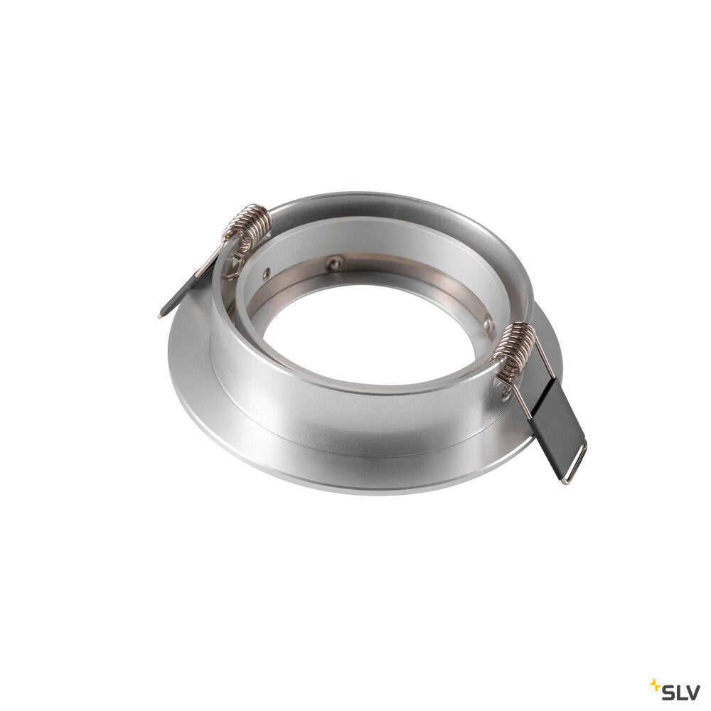 SLV NEW TRIA® 95, ceiling installation ring, D: 11 H: 2.6 cm, IP 20, aluminium 1007445