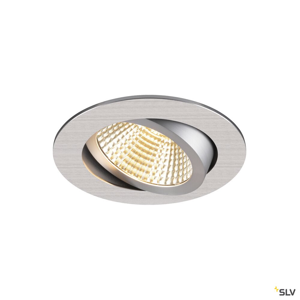 SLV NEW TRIA® 95, ceiling installation ring, D: 11 H: 2.6 cm, IP 20, aluminium 1007445