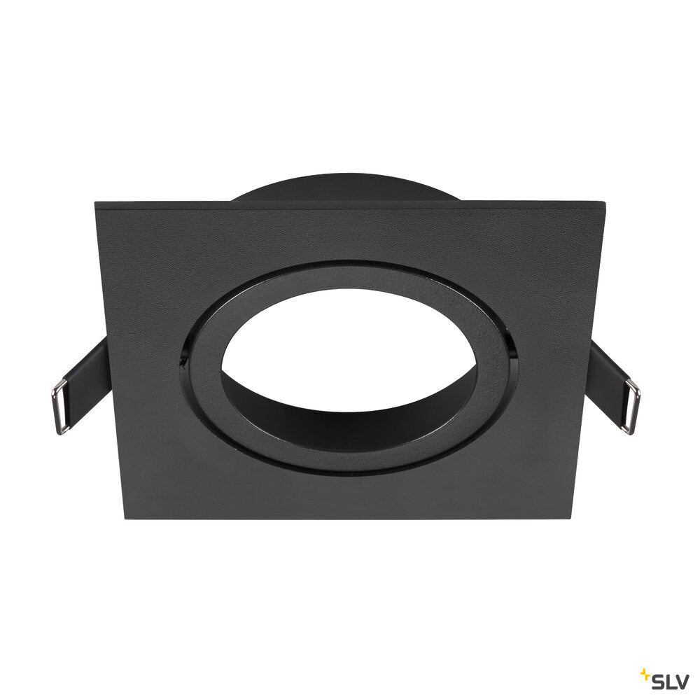 SLV NEW TRIA® 95, ceiling installation ring, L: 11 W: 11 H: 2.6 cm, IP 20, black 1007446
