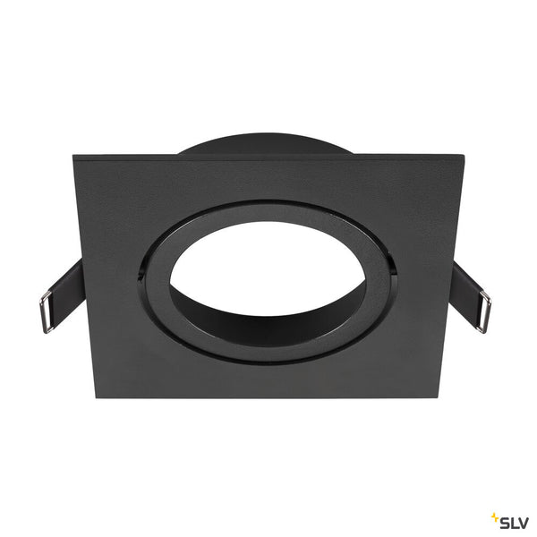 SLV NEW TRIA® 95, ceiling installation ring, L: 11 W: 11 H: 2.6 cm, IP 20, black 1007446