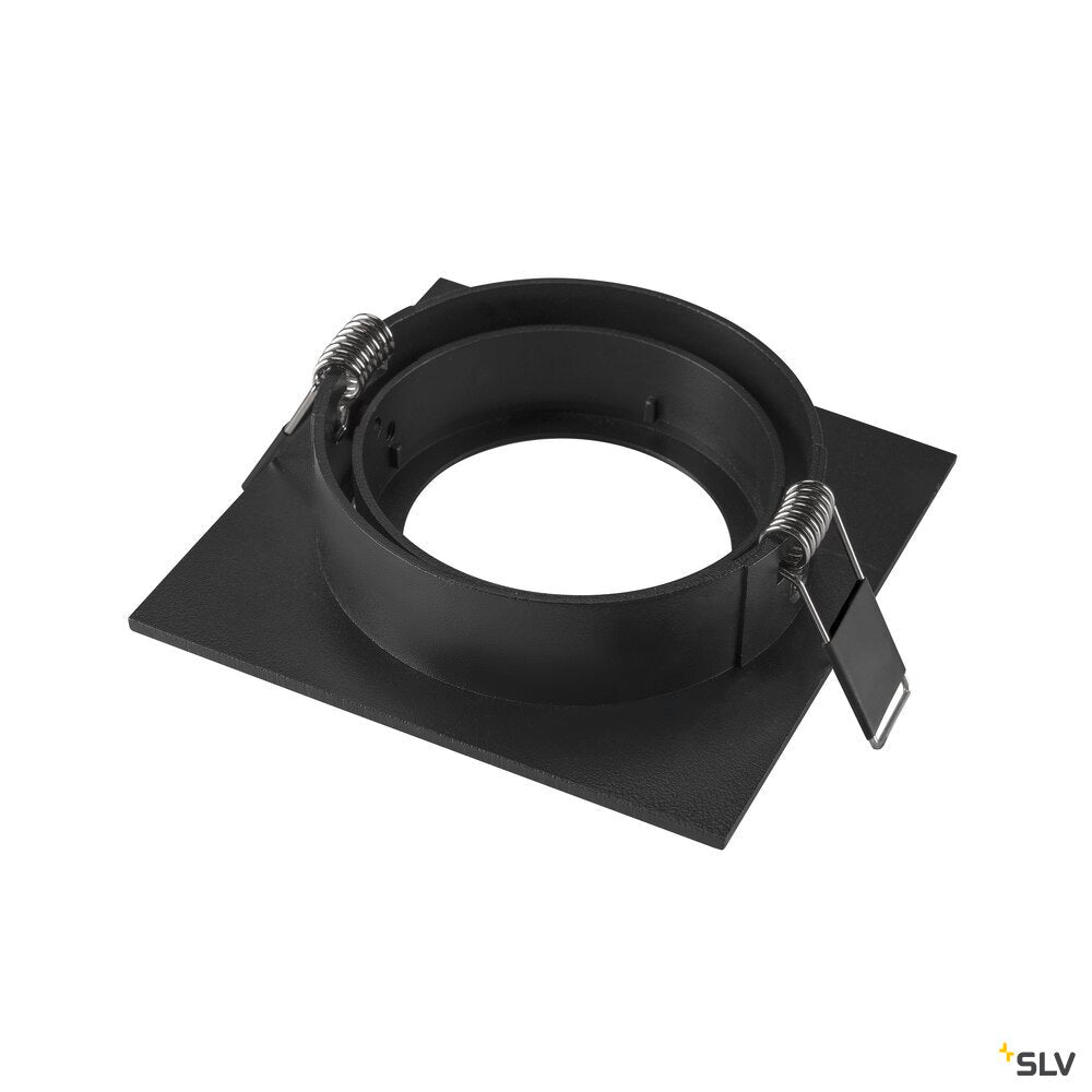 SLV NEW TRIA® 95, ceiling installation ring, L: 11 W: 11 H: 2.6 cm, IP 20, black 1007446
