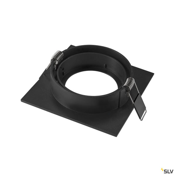 SLV NEW TRIA® 95, ceiling installation ring, L: 11 W: 11 H: 2.6 cm, IP 20, black 1007446