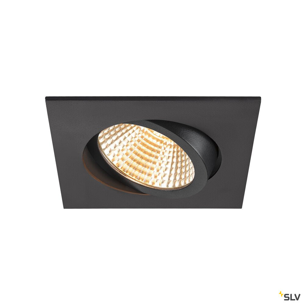 SLV NEW TRIA® 95, ceiling installation ring, L: 11 W: 11 H: 2.6 cm, IP 20, black 1007446