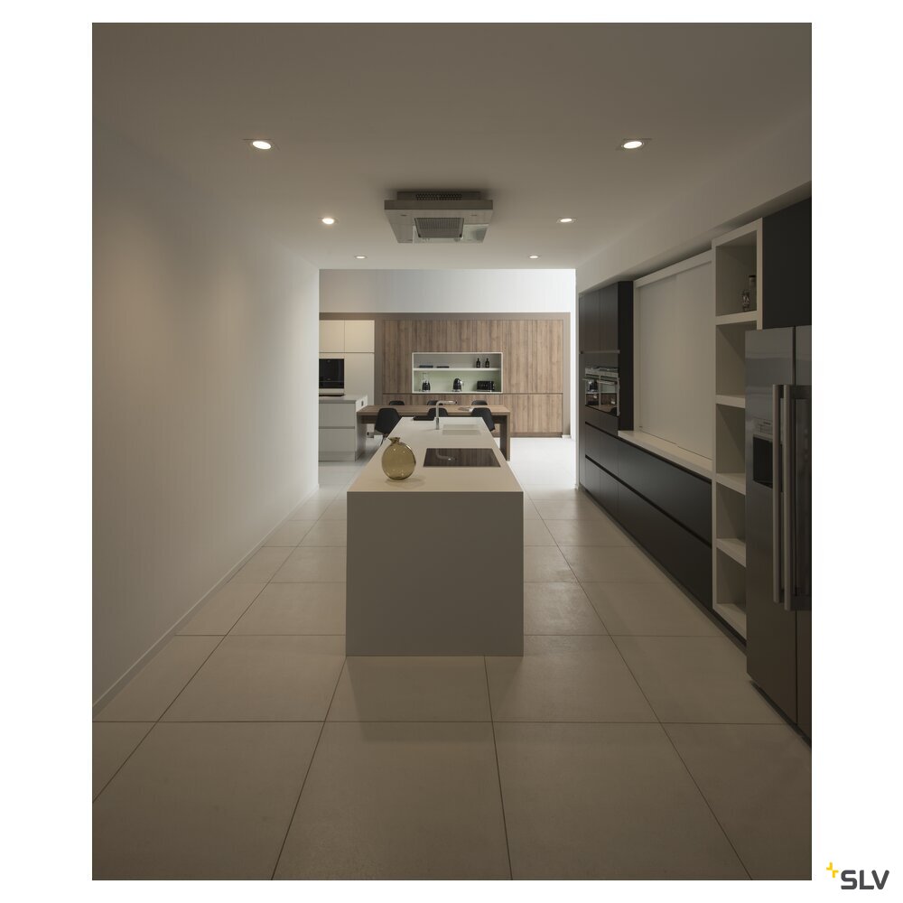 SLV NEW TRIA® 95, ceiling installation ring, L: 11 W: 11 H: 2.6 cm, IP 20, white 1007448