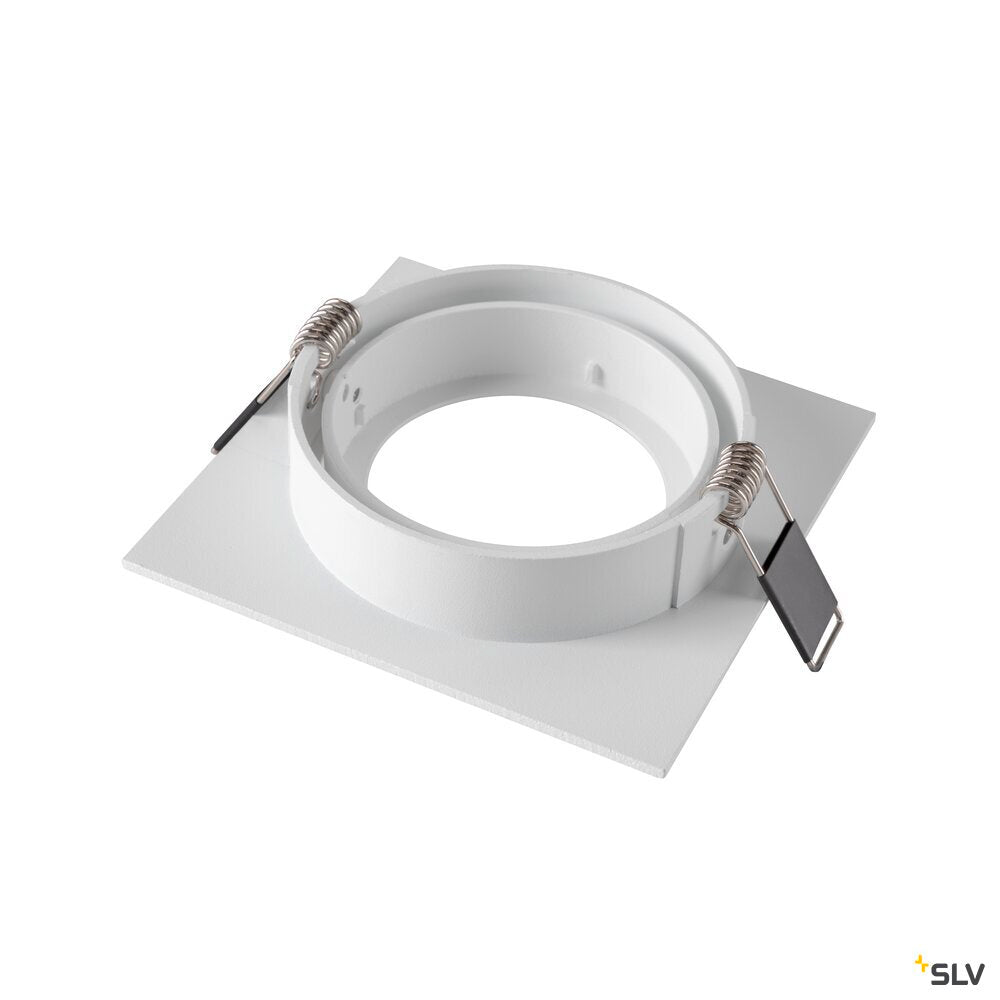 SLV NEW TRIA® 95, ceiling installation ring, L: 11 W: 11 H: 2.6 cm, IP 20, white 1007448