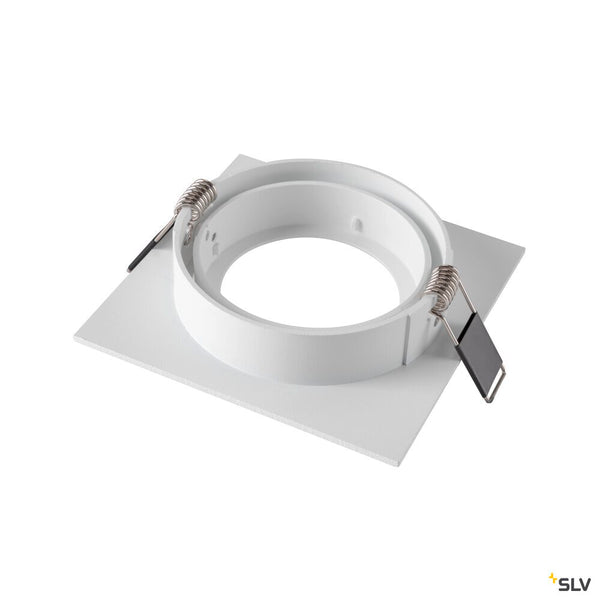SLV NEW TRIA® 95, ceiling installation ring, L: 11 W: 11 H: 2.6 cm, IP 20, white 1007448