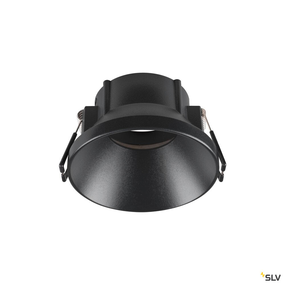 SLV NEW TRIA® 75, ceiling installation ring, recessed, attachment, D: 8.2 H: 4.9 cm, IP 20, black 1007449