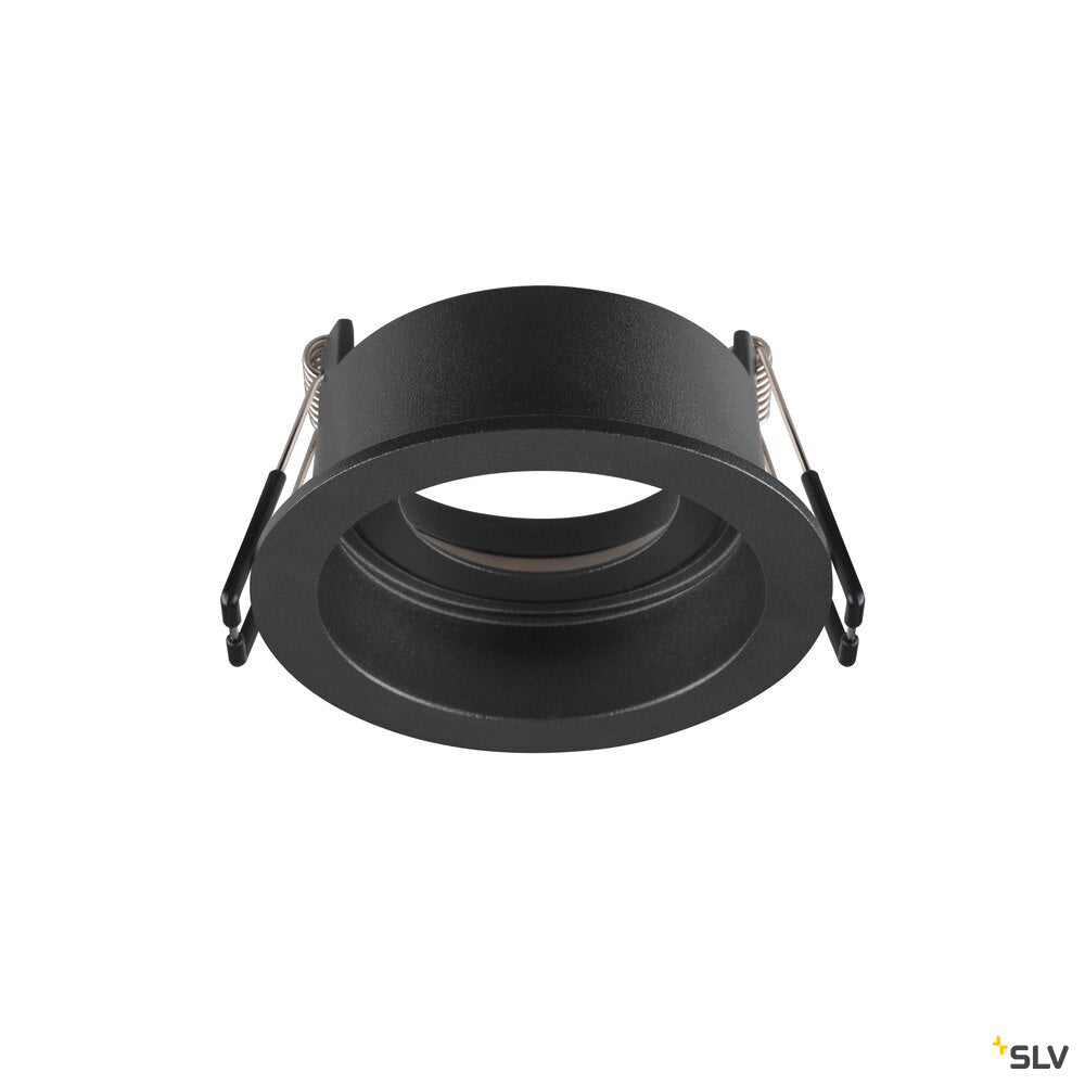 SLV NEW TRIA® 68, ceiling installation ring, recessed, D: 8.2 H: 4.4 cm, IP 20, black 1007451