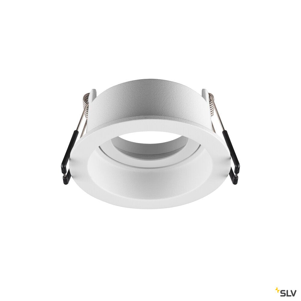 SLV NEW TRIA® 68, ceiling installation ring, recessed, D: 8.2 H: 4.4 cm, IP 20, white 1007453