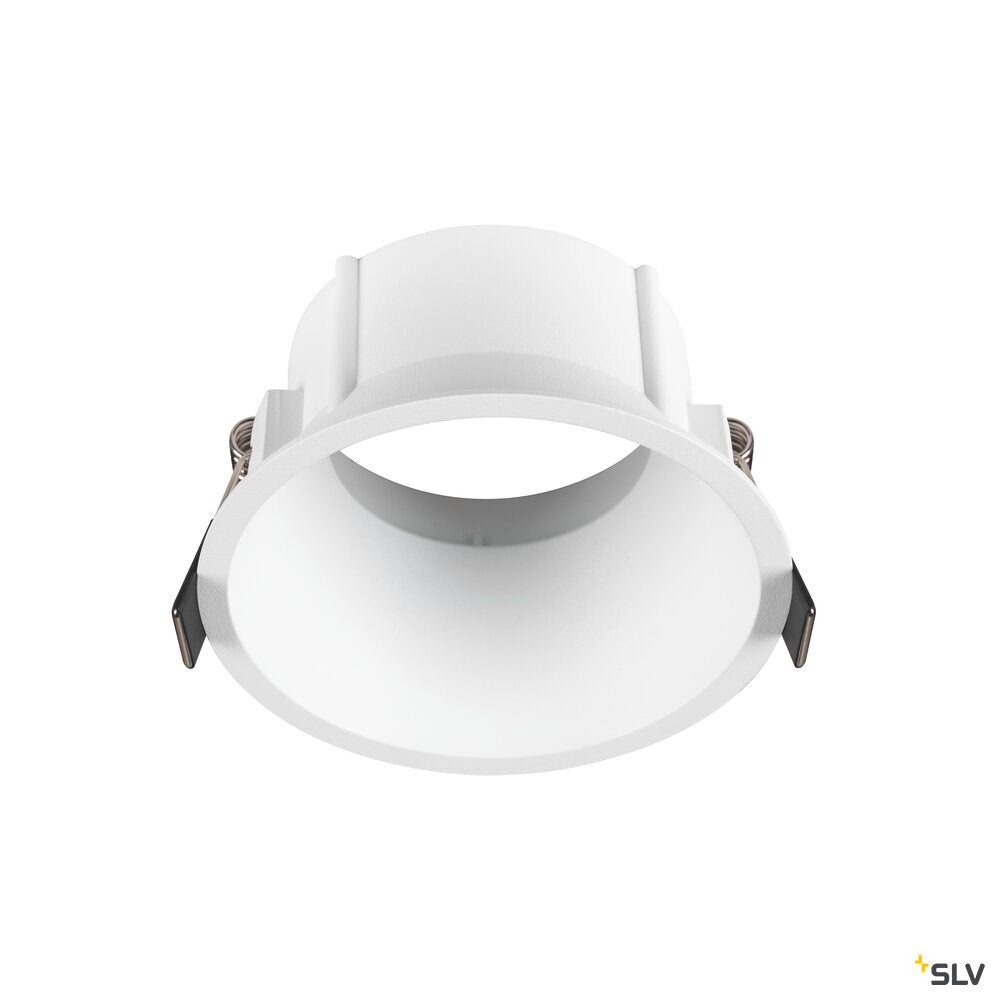 SLV NEW TRIA® 95, ceiling installation ring, recessed, D: 10.3 H: 5.5 cm, IP 20, white 1007454