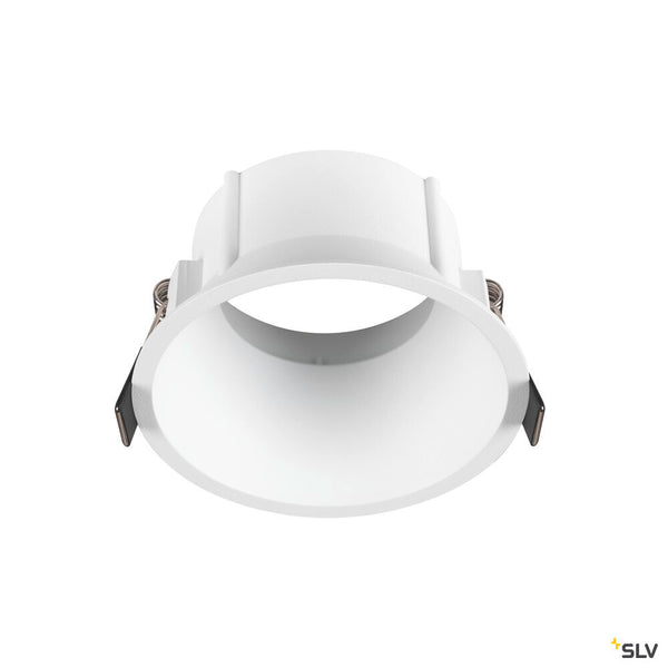 SLV NEW TRIA® 95, ceiling installation ring, recessed, D: 10.3 H: 5.5 cm, IP 20, white 1007454