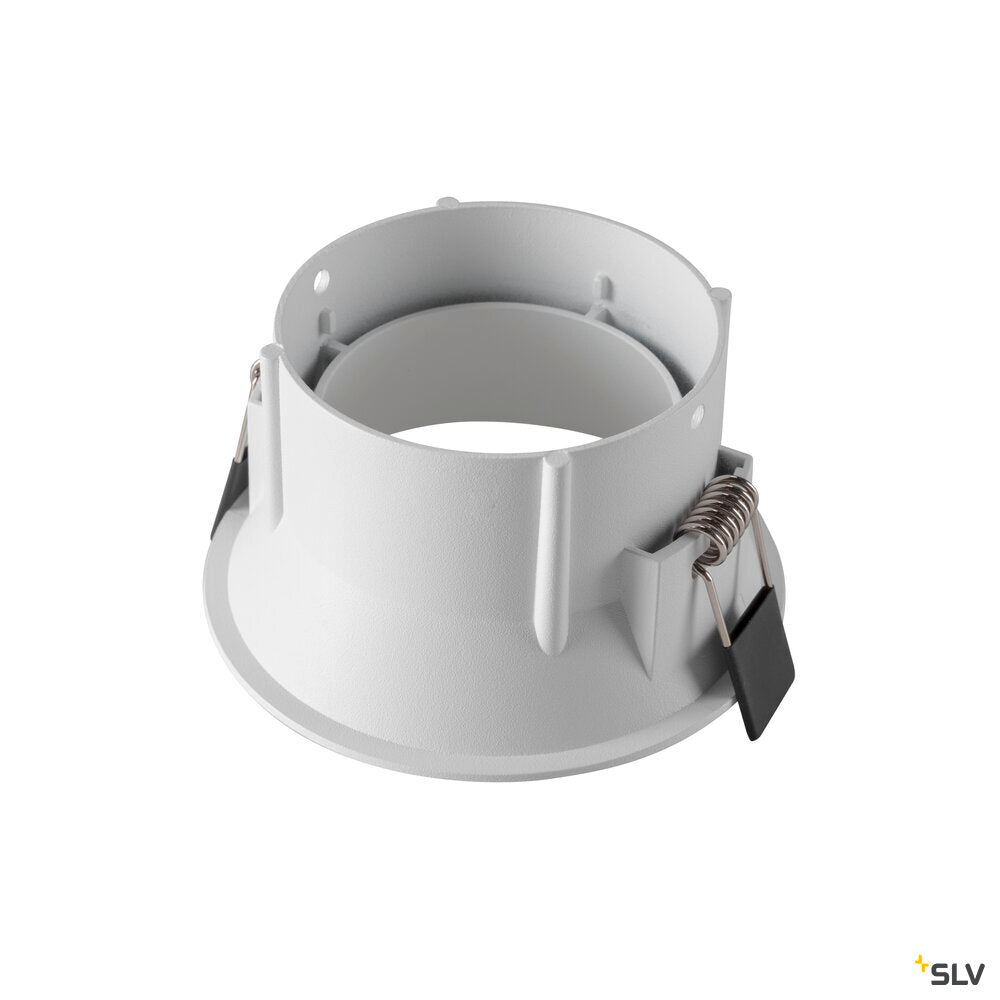 SLV NEW TRIA® 95, ceiling installation ring, recessed, D: 10.3 H: 5.5 cm, IP 20, white 1007454