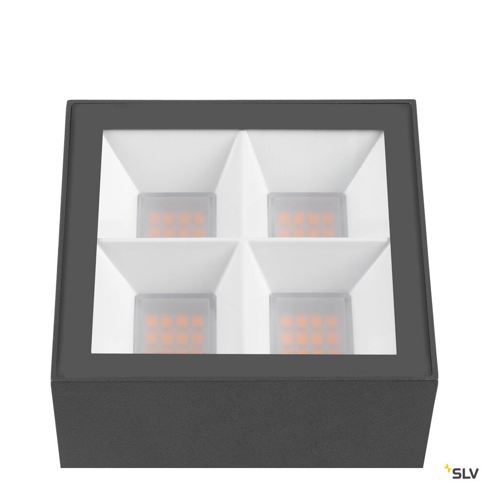 SLV S-CUBE 35, free-standing lamp, 15W, 2700/3000K, PHASE, anthracite 1007460