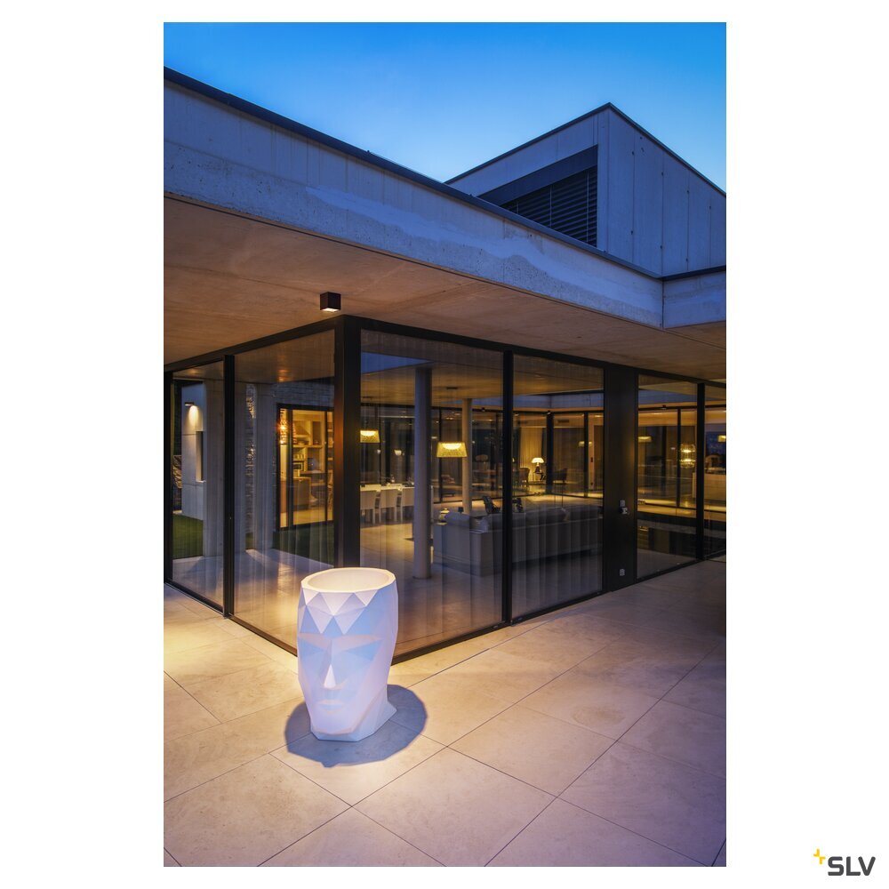 SLV S-CUBE, ceiling-mounted light, 2700/3000K, 15W, PHASE, 80°, anthracite 1007461