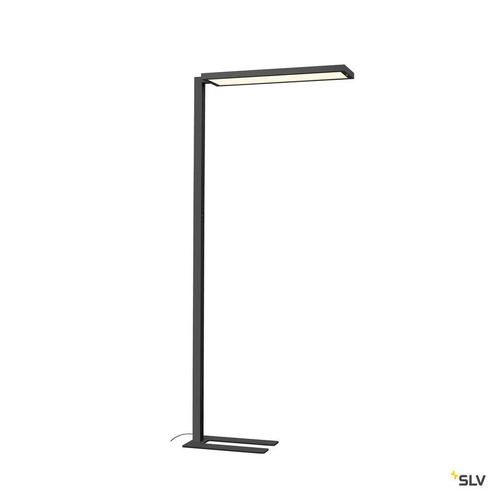 SLV WORKLIGHT PRO, free-standing lamp, 100 W, 4000 K, Touch, black 1007462