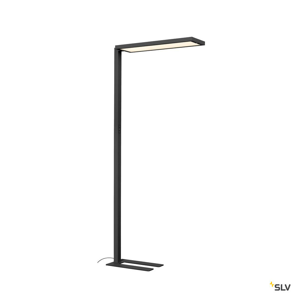 SLV WORKLIGHT PRO, free-standing lamp, 100 W, 4000 K, Touch, black 1007462