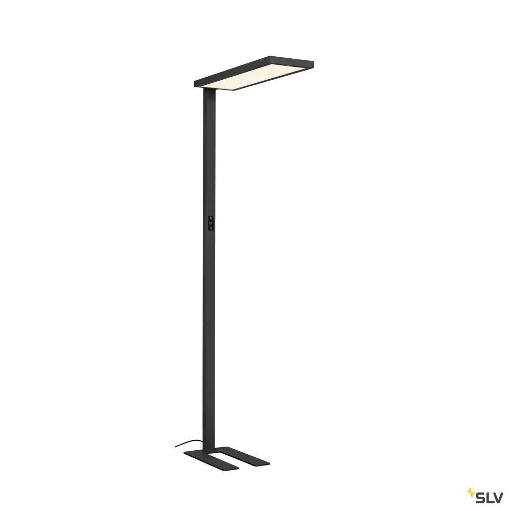 SLV WORKLIGHT PRO, free-standing lamp, 100 W, 4000 K, Touch, black 1007462