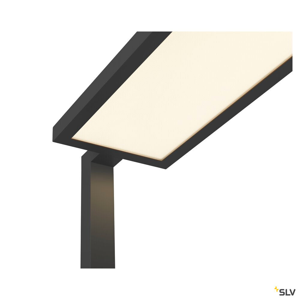 SLV WORKLIGHT PRO, free-standing lamp, 100 W, 4000 K, Touch, black 1007462