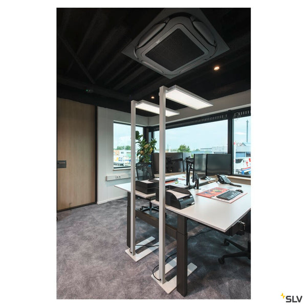SLV WORKLIGHT PRO, free-standing lamp, 100 W, 4000 K, Touch, white 1007463