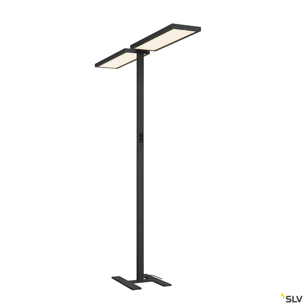 SLV WORKLIGHT PRO, free-standing lamp, 150 W, 4000 K, Touch, black 1007465