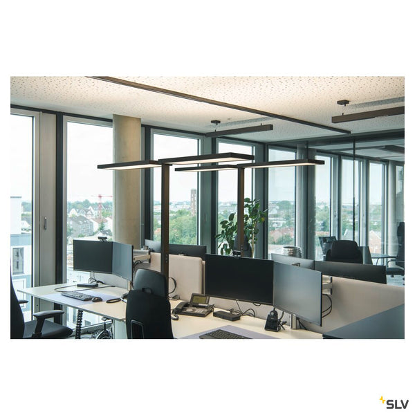 SLV WORKLIGHT PRO, free-standing lamp, 150 W, 4000 K, Touch, black 1007465